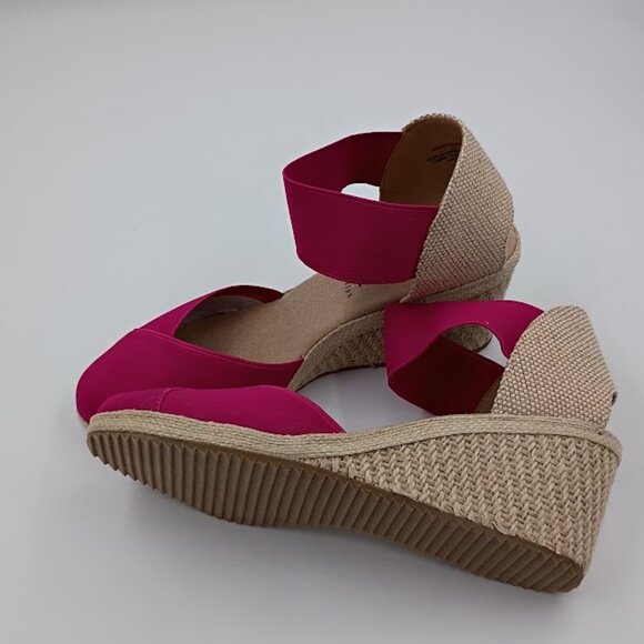 Anne Klein AKZoey Fuchsia Wedges Women's Size 8.5 - Picture 3 of 6